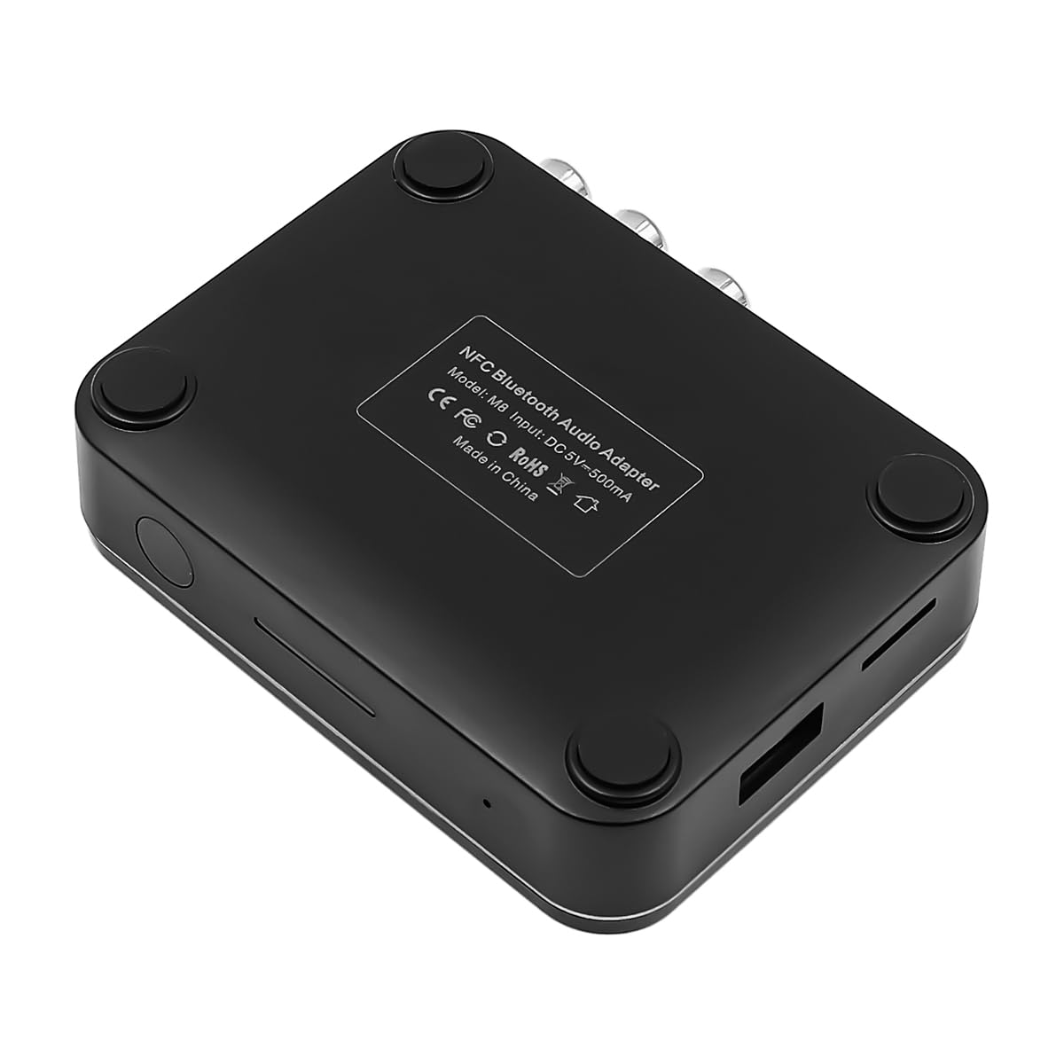 Adattatore Bluetooth 2 in 1 Trasmettitore Bluetooth 5.0 + Ricevitore Bluetooth Portatile e Ricaricabile Sei Interfacce AUX RCA Digitale Ottico/Coassiale USB/TF Supporto NFC con Telecomando