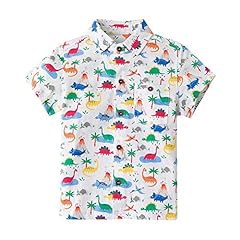 White Dinosaur Print