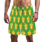 Los pantalones cortos de impresión están diseñados con cordón elástico, que se puede ajustar de acuerdo con el tamaño de tu cintura. Estilo moderno, la longitud de los pantalones de playa está por encima de la rodilla, puede resaltar mejor tu relación de figura y mostrar tu gusto
