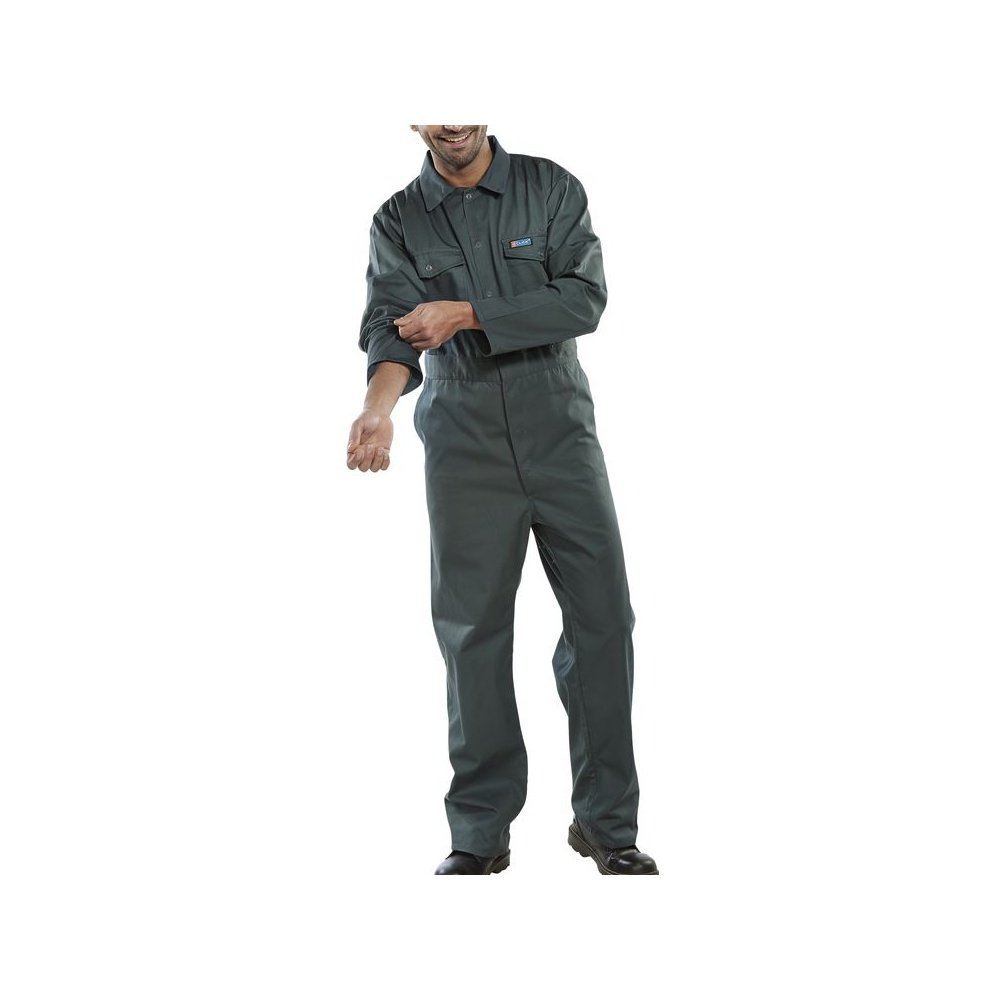 Beeswift Click Boilersuit Spruce Green 54 PCBSS54
