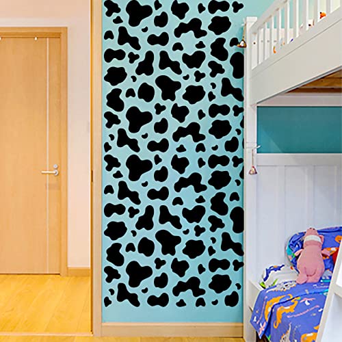 84 Pcs Cow Print Decor Wall Decal, Cheetah Spot Animal Print Wall Stickers - Image 2
