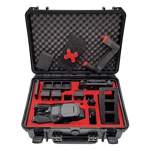 mc-cases Case customized for the new DJI Mavic 3 Pro and Mavic 3 Cine - our Explorer Edition - with Lots of Space for Accessories - Fly More Combo Cover