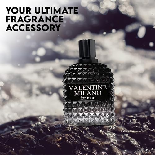 Image of AFLUXE 2PCS Valentine Milano /Vintage Hero Eau De Toilette for Men-Fresh,Romantic Scent Perfume for Men 3.4 Fl Oz Each Mens Cologne For All Skin Daily Used