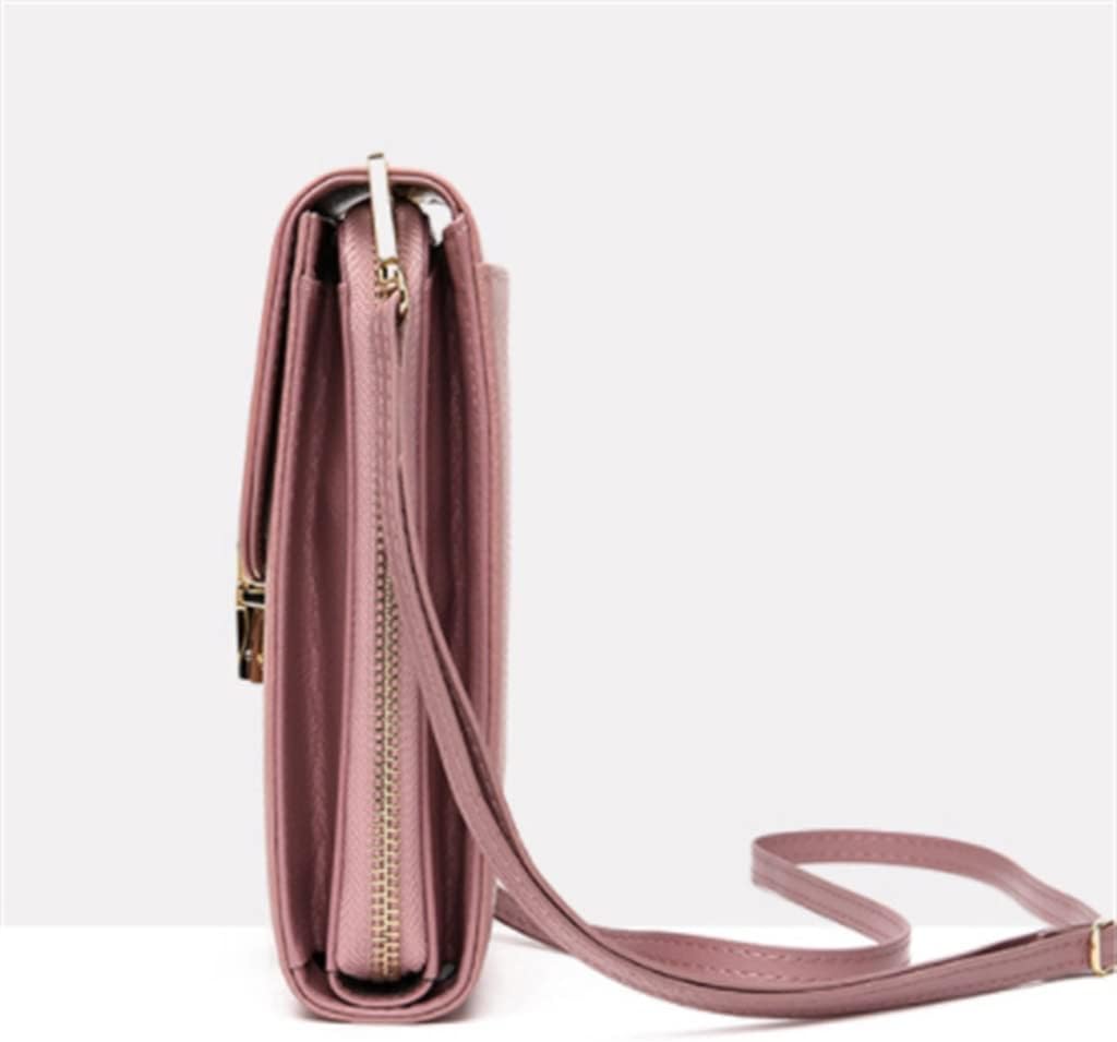 Mobile Phone Bag Women's Messenger Mini All-match Hanging Neck Vertical(Black)