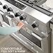 OUGAR8 Refrigerator Door Handle Covers Handmade Decor Protector for Ovens, Dishwashers.Keep Your Kitchen Appliance Clean from Smudges, Food Stains (Retro Rose, 14.5