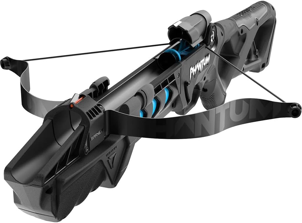 Barnett Phantum Series Suction Crossbow, Pump Action Suction Dart Crossbow Flies Over 30 Feet, Safe Indoors & Out, Ages 8+,