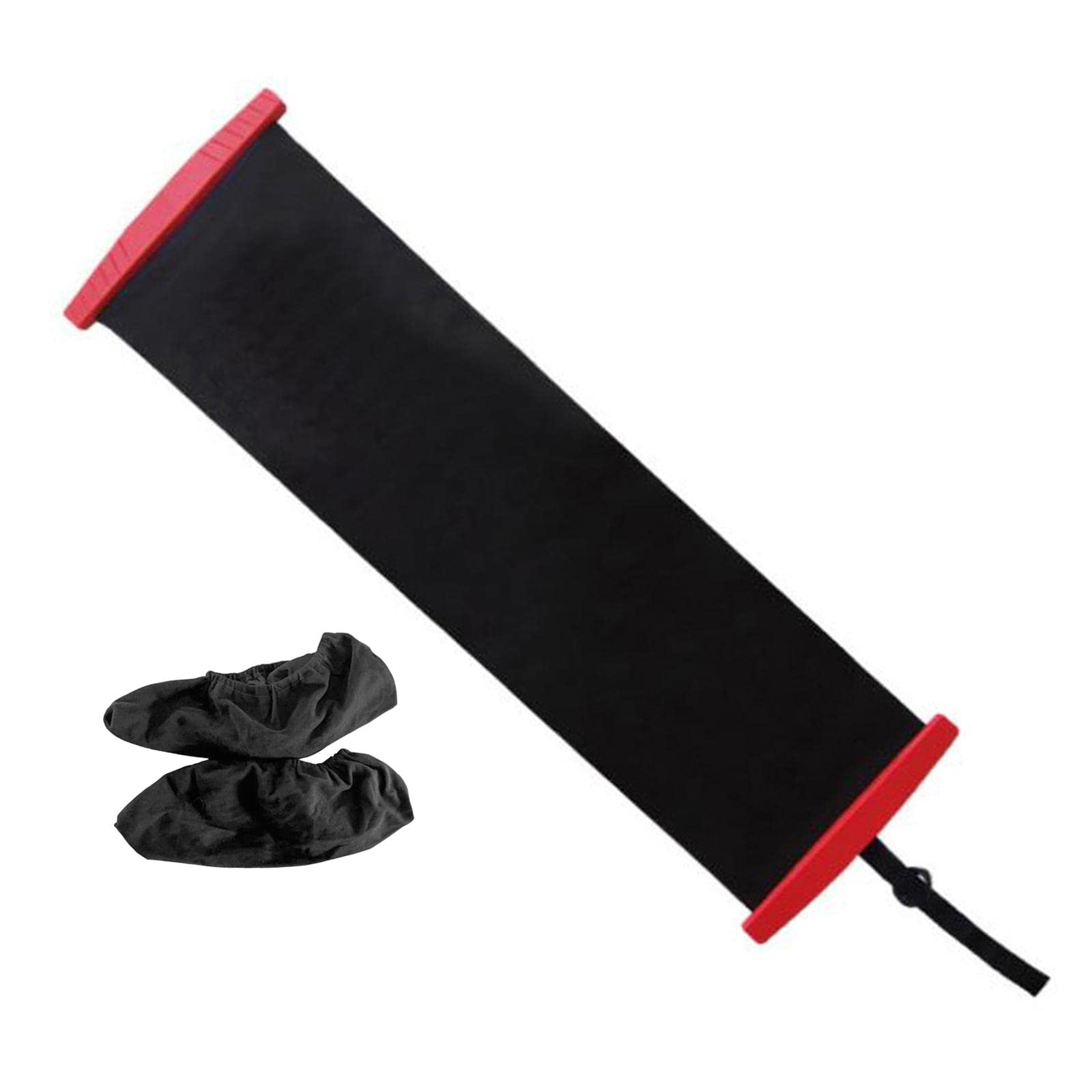 Slide Board Working Out Yoga Sliding Mat for Training Roller Skating Fitness Black 200mx50cm-image-42