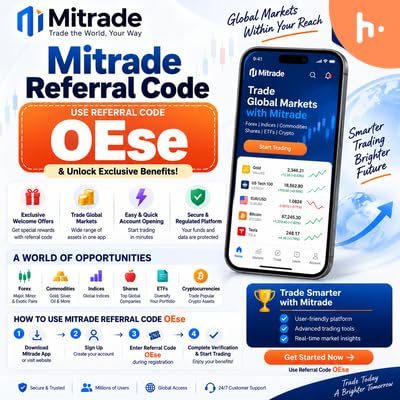 Mitrade Referral Code OEse - Earn Bonuses on Signup (2026)
