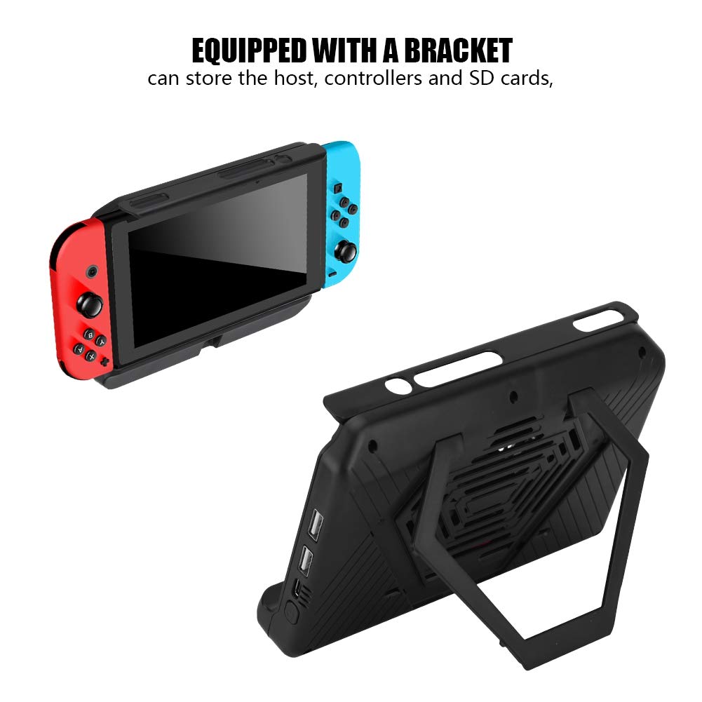 Support de Refroidissement Multi-Fonctionnels Ventilateurs de Refroidissement avec Double Port USB pour Nintendo Switch