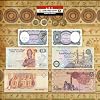 Egypt Novelty Coin and Souvenir Note Set - 5 Items - Ramses II, Nefertiti, Tutankhamun, Cleopatra - Mosques and Temples - Ancient and Modern Egyptian Tokenage and Souvenir Notes