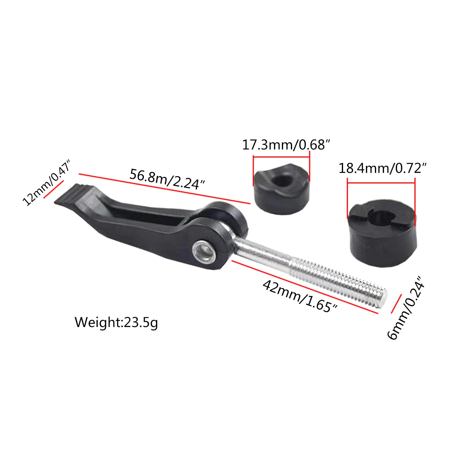 Lot De 10 Vis à Dégagement Rapide Pour Coupe-carrelage - Pièces De Rechange Polypropylène - Accessoires Couteau à Pousser