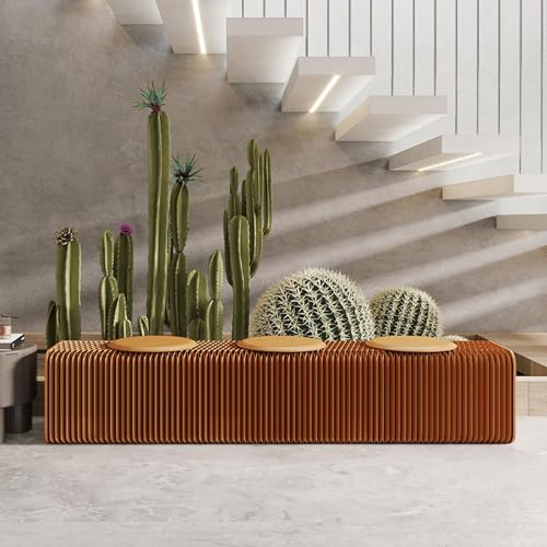 Banc pliant extensible gain de place siège accordéon rétractable 3 places