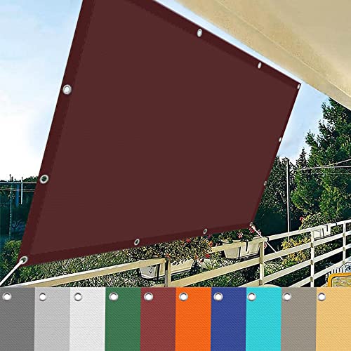 Voile d'ombrage rectangulaire auvent extérieur avec œillets jardin