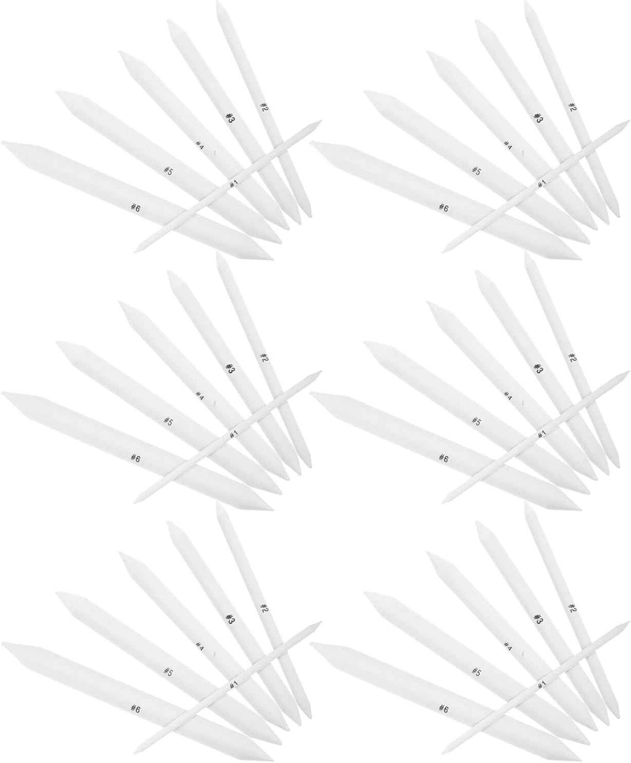 DOITOOL 42pcs Blending Stumps and Paper Art Blenders for Artists and Students, Soft Smudge Tools for Sketching and Drawing, Multiple Sizes for Detailed Shading and Blending on Sketch Paper