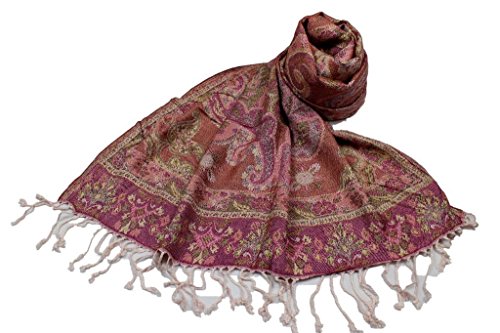 Étole viscose motif cachemire aspect satiné N2 : l'alternative douce qui ne gratte pas