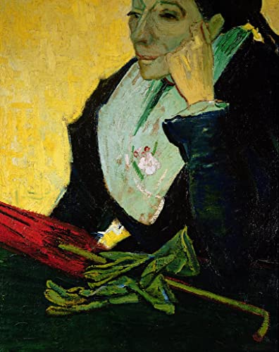 Peinture poster Van Gogh L'Arlésienne moderne pour réveiller un mur blanc sans relief