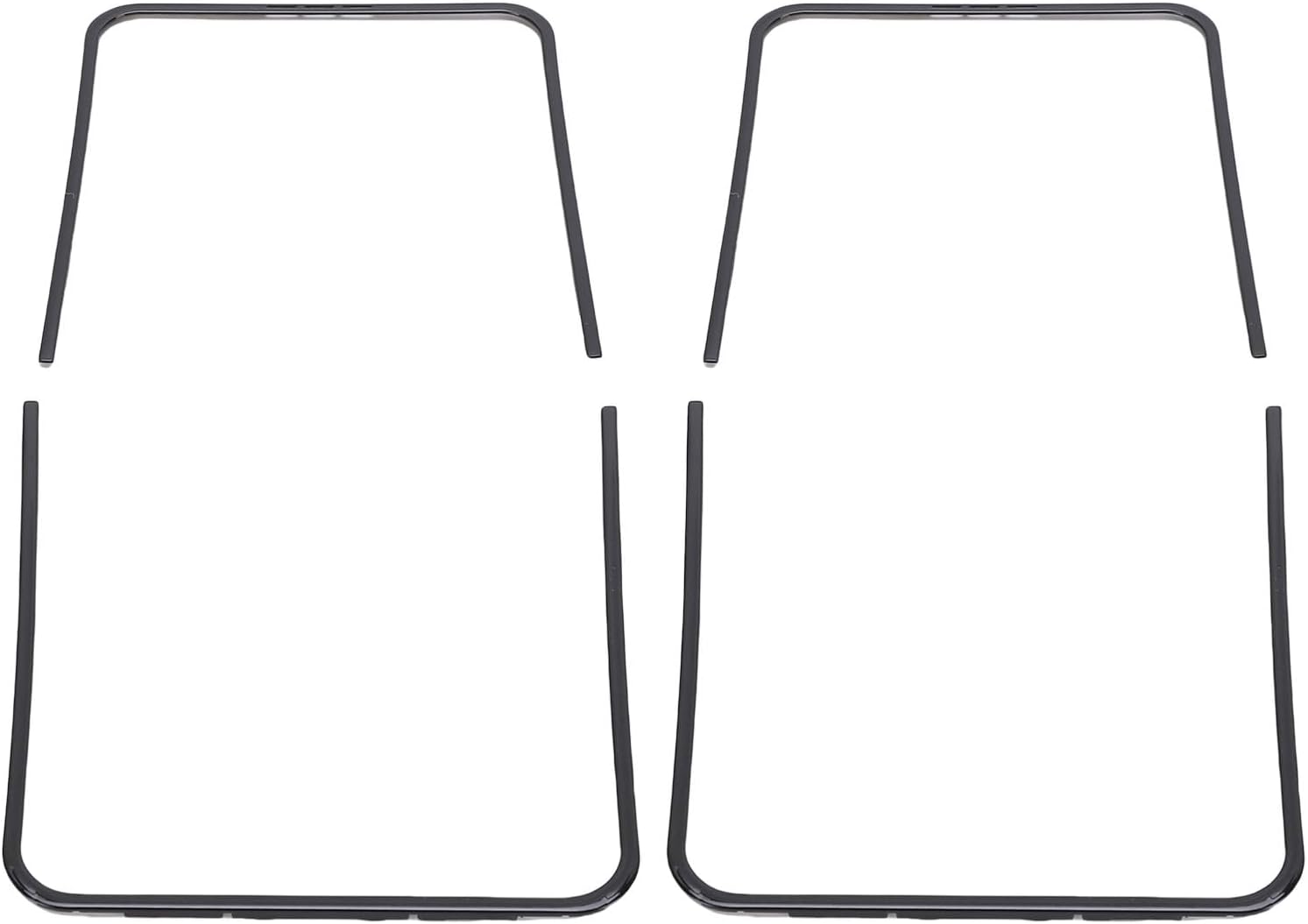 Yunseity LCD Bezel Repair Accessories, 2 Set Replacement for Z Flip 5 5G F731, Phone Screen Frame Repair Supplies with Easy Install Tool Kit