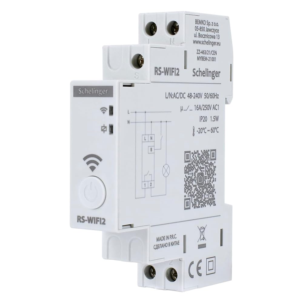 Interruptor horario astronómico Temporizador WiFi 1 Canal DIN