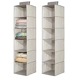 PERFEKT ORGANISIERT: Dieser Textilschrank ist die richtige Wahl für alle, die endlich Ordnung in die Ablage von Kleidung und anderen Gegenständen bringen möchten. Der Hängeorganizer schafft neuen Raum für diverse Dinge.