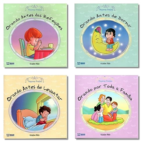 Cole&ccedil;&atilde;o Pequenas Ora&ccedil;&otilde;es com 4 Livros | Primeiros Passos com Deus