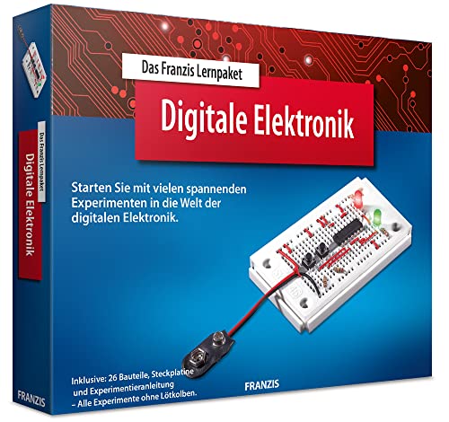 FRANZIS 65315 - Lernpaket Digitale Elektronik, Komplettset für 25...