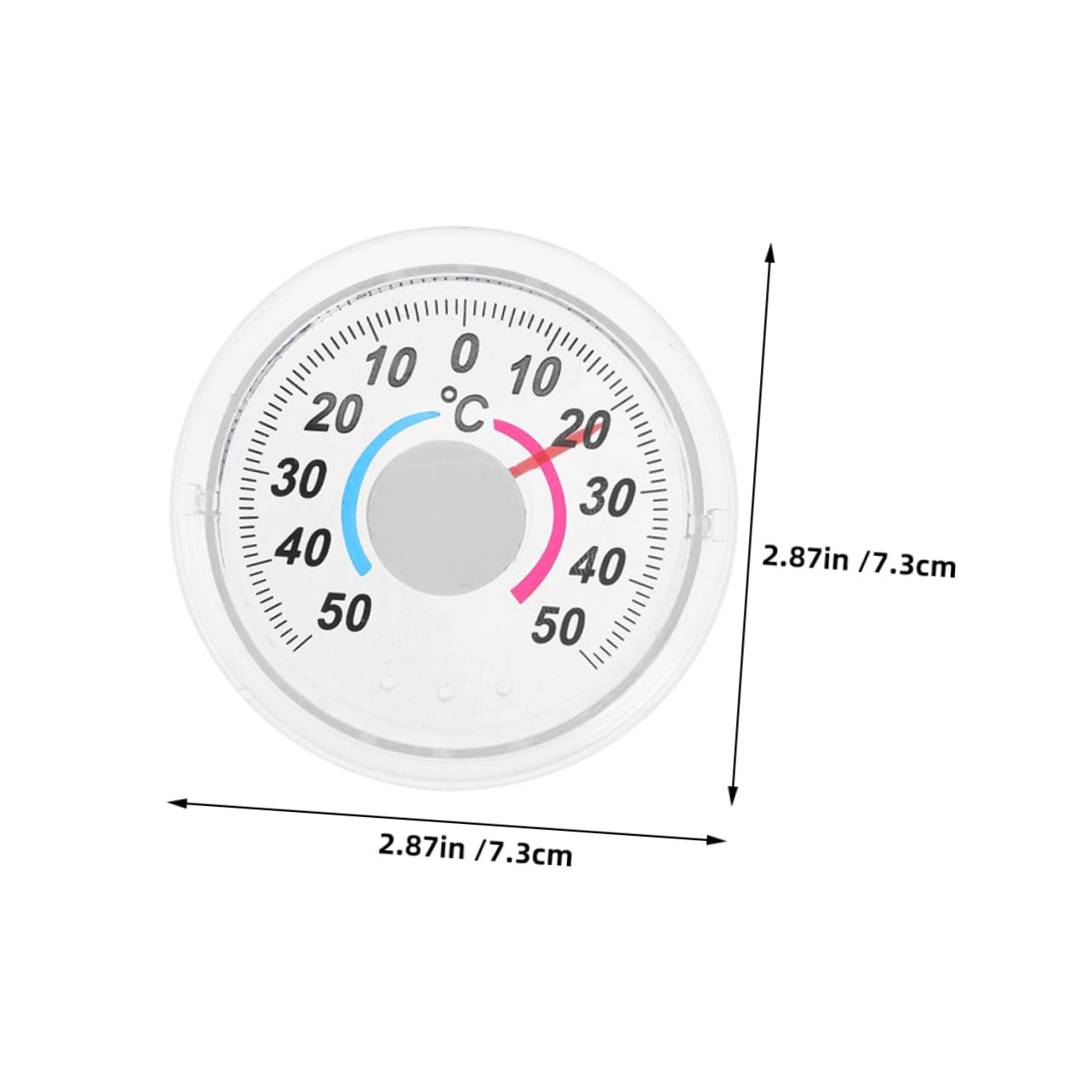GALPADA Outdoor Window Thermometer Temperature Gauge for Easy Mounting Doors and Windows Accurate Readings Compact Design for Home and Patio Use
