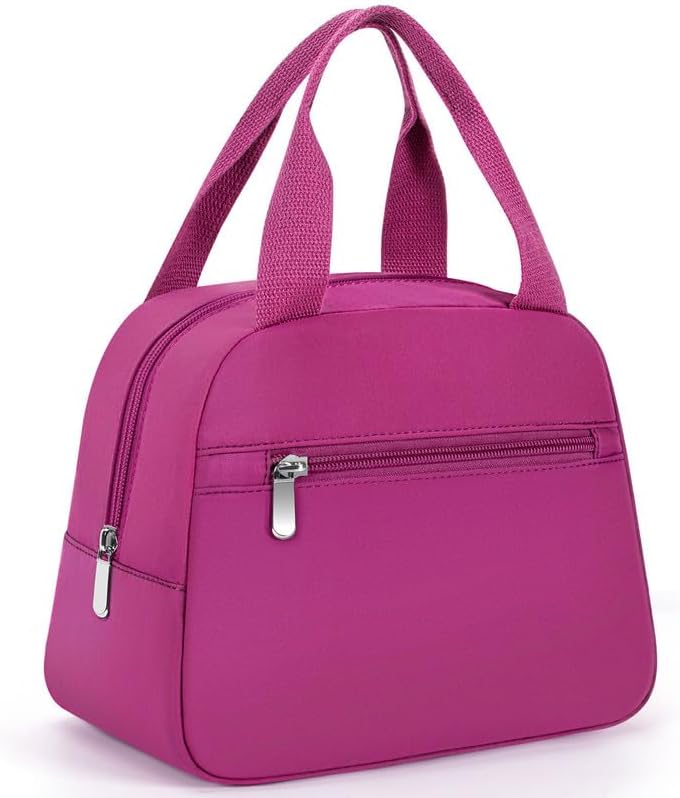 Bolsa de almuerzo, bolsa de almuerzo aislada para mujeres y hombres, lonchera impermeable, bolsa de almuerzo de gran capacidad, reutilizable,
