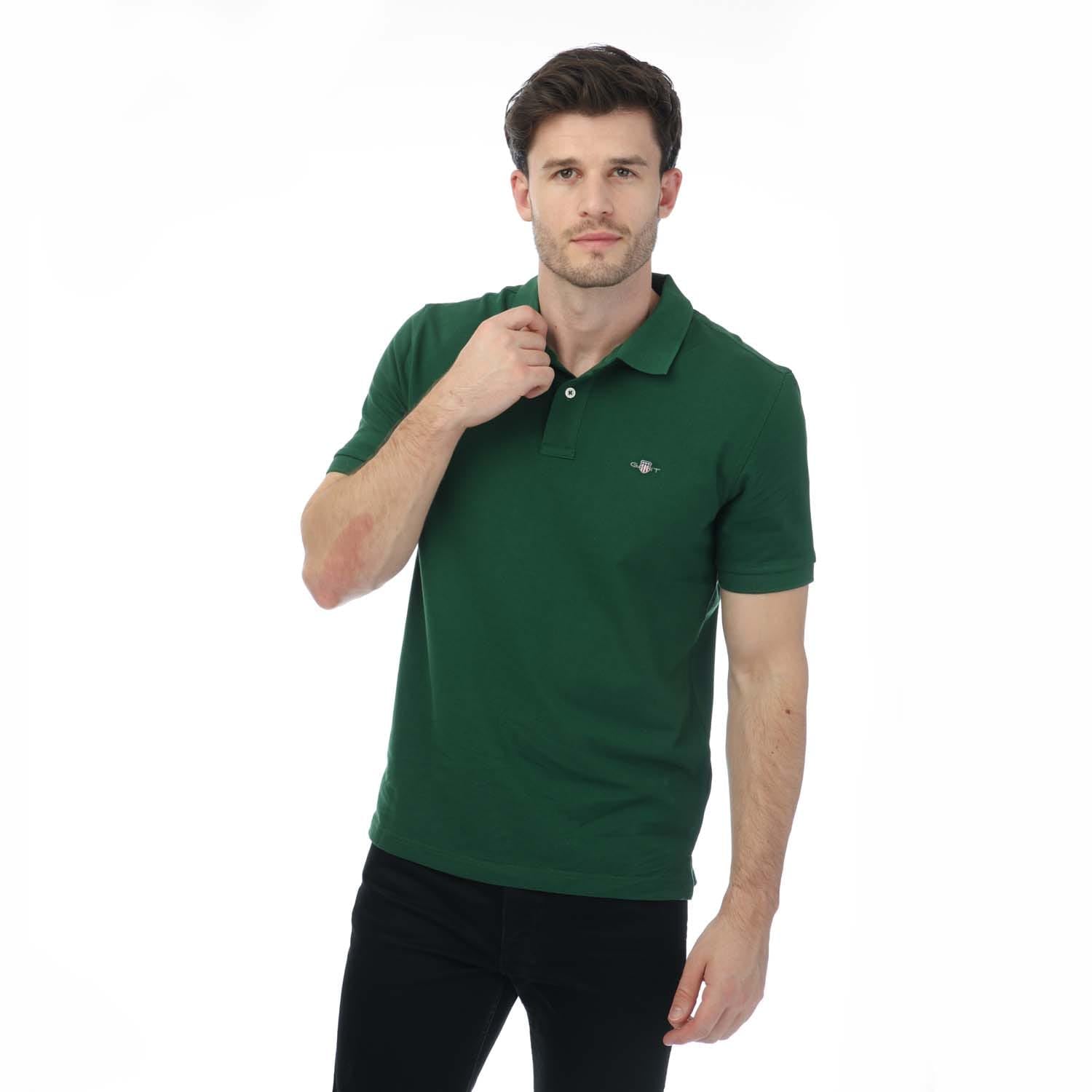 Gant REG EMB Archive Shield Polo