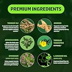 Testosterone Booster Supplement for Men - Male Enhancing Test Boost - Ashwagandha, L-Arginine, Tongkat Ali, Tribulus + More - Workout, Build Muscle, Strength, Energy & Performance - 2 Month Supply - Image 3