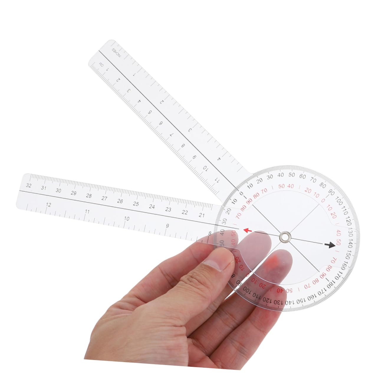 Goniomètre de Mesure 8 Pouces, Règle D'angle Rotative