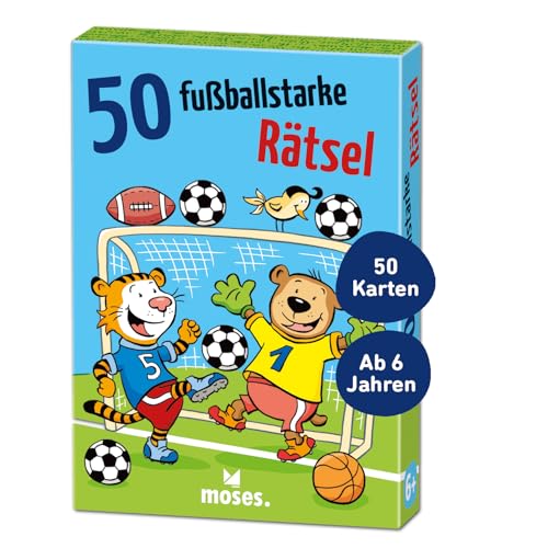moses. 50 fußballstarke Rätsel, lustiges Rätselspiel rund um Fußball,...