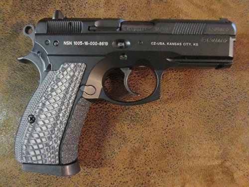 Sand Paper Pistol Grip - Peel and Stick Grip Enhancements for The CZ 75 Compact Models (Compact, P-01, P-06, Omega, PCR, SDP) Minimalist Kit
