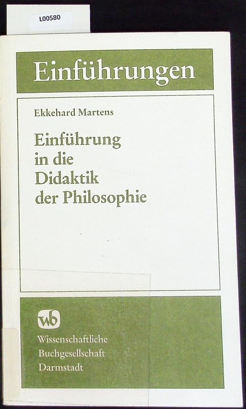 Einführung in die Didaktik der Philosophie