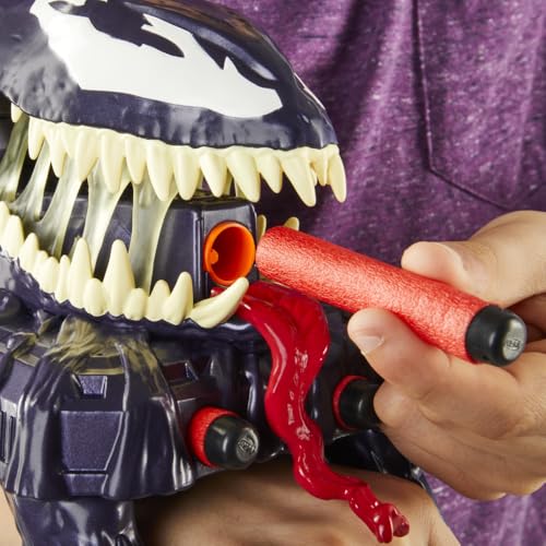 Marvel Spider-Man VenomVersus Marvel’s Venom Strike Blaster, Nerf Spider-Man Role-play Toy, Purple, Standard size - Image 4