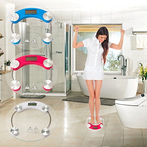 Generic 2016 Hot Sale 180kg Glass Digital LCD Electronic Glass Bathroom Weighing Scales Weight Loss Bath Health-image-20