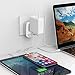TESSAN UK Adapters for Travel, Ireland Hong Kong Plug Adapter with 2 USB, Type G Outlet Adaptor Charger for USA to British England Scotland Irish Qatar London