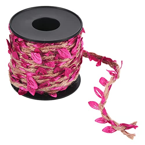 PATIKIL 33ft 5mm Burlap Leaf Ribbon