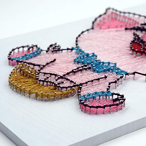 image for newlng 500PCS Small Nail Round Head Tiny Nails String Art Nails Hand-M