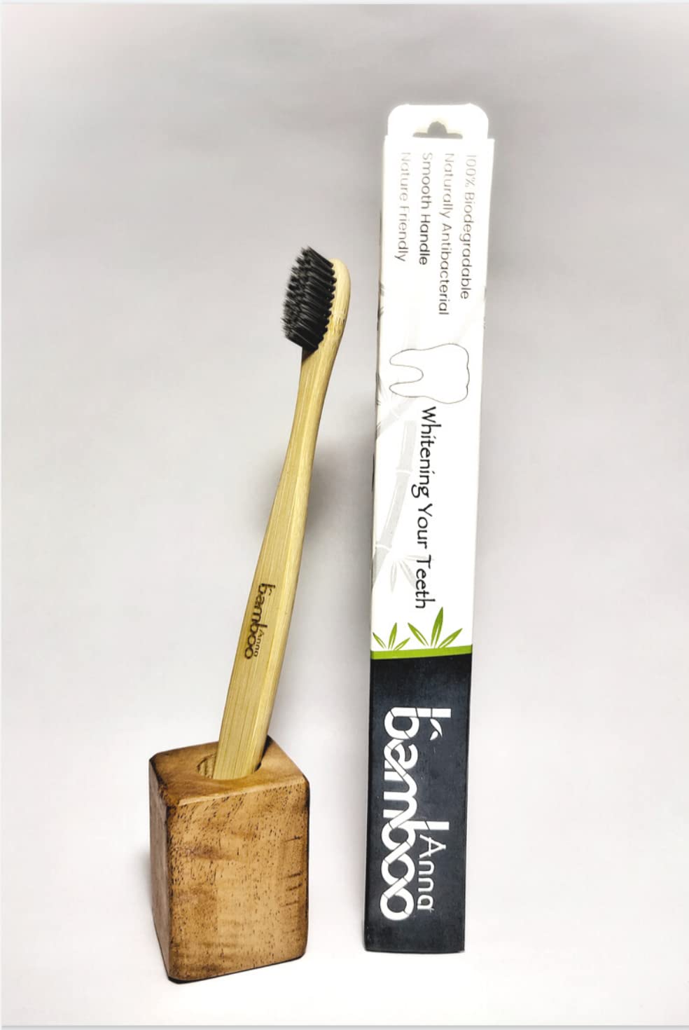 Bamboo Anna Organic Bamboo Toothbrush (Pack of 5)-Medium