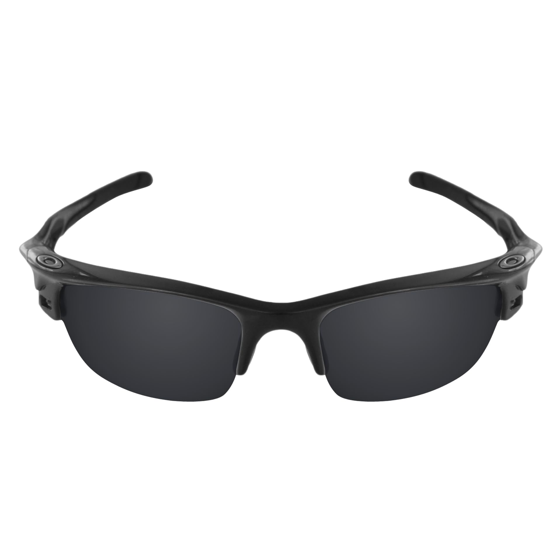 Galvanic Replacement Lenses for Oakley Fast Jacket sunglass - Black Polarized
