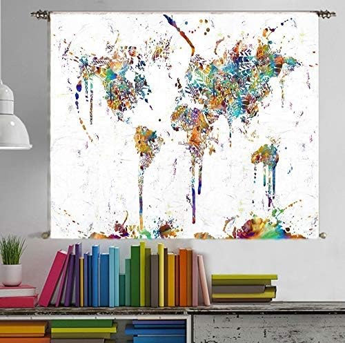 World map poster tapestry wall hanging large canvas wall art print painting home decor for kids room