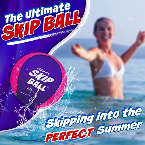 The Ultimate Skip Ball Water Bouncing Ball (2 Pack) Create Lasting