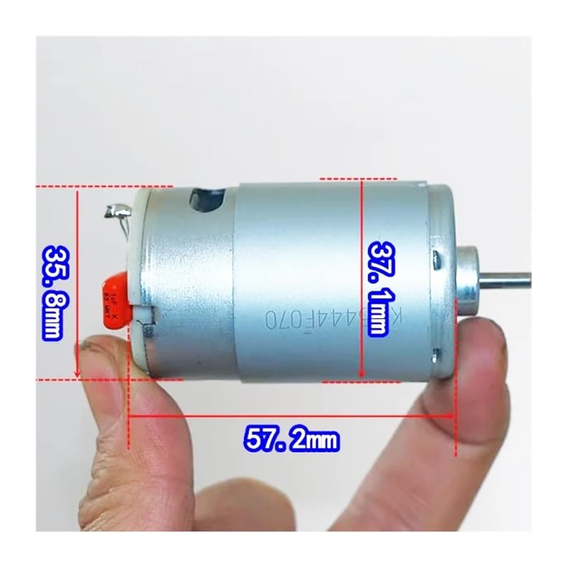 DC 12V-24V 6400RPM 550 電子スターター スパーク抑制コンデンサ付き 空気真空ポンプ/ドリルモータースターター用