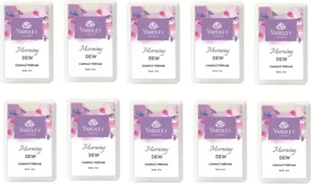Yardley London MORNING DEW,Pocket Perfume,Pack Of 10 Perfume - 180 Ml (For Unisex),Liquid-picture-26