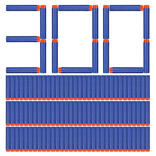 Darts för Nerf, 300 stycken 7,2 cm pilar för Nerf tillbehör, bulletter för nerf, påfyllningsskum fil kompatibel med Nerf N-Strike Elite Series Nerf N Strike Elite Series Blasters leksakspistol.