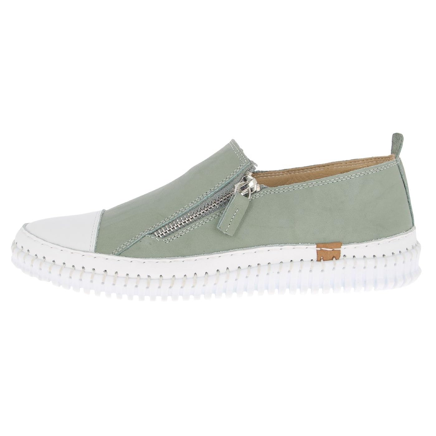 Andrea Conti Women's Low Top Trainers, Peppermint, 5 UK