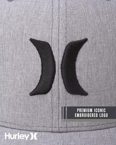 Image of Hurley Men's Caps - One & Only Flexfit Baseball Cap - Fitted Hats for Men (S-XL)