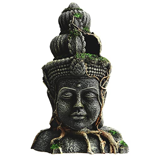 Aquarium Deko Uotyle Große Buddha Aquarium Dekoration Harz Aqua Decor Buddha Aquarium Höhle Für Fische Cover