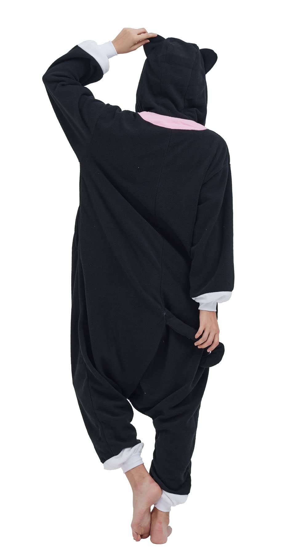 DELEY Unisex Axolotl Tutina Adulto Costume di Halloween Anime Axolotl Cosplay Pigiama Caldo degli Indumenti da Notte Homewear