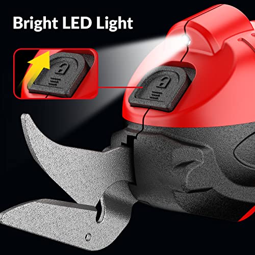 Sencan Power Electric Fabric Scissors For Sewing Cutting Fabrics Crafting Cardboard Heavy Duty Professional Shears Cutting Tool Automatic Cordless Electric Scissors Fabric Cutter With 2 Cutter Blades #TOP1